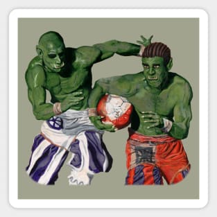 Gladiator Football Fantasy Monsters Extreme Sport Magnet